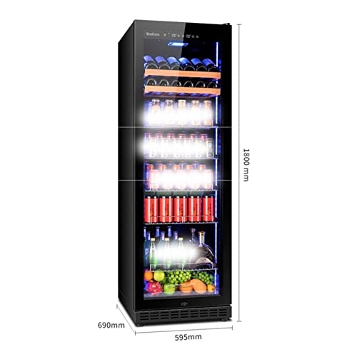  Wine Cooler Beverage Wine Cooler Can Refrigerator No Frost Utility Cold Drink Wine Display Beverage Cabinet