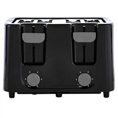  -TT029 Toaster, 4 Slice, Black