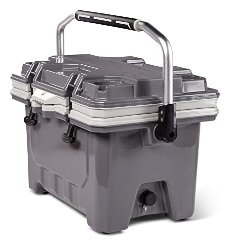  AVTON 24 Qt Hard Sided Cooler, Gray