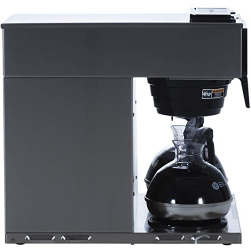 BUNN® VP17-3, 12-Cup Low Profile Pourover Commercial Coffee Maker, 3 Lower Warmers, 13300.0003