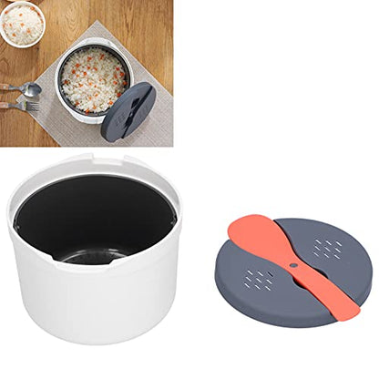 Kitchen Cookware, 2-Layer Rice Cooker Kitchen Supplies High Temperature For Microwave Oven