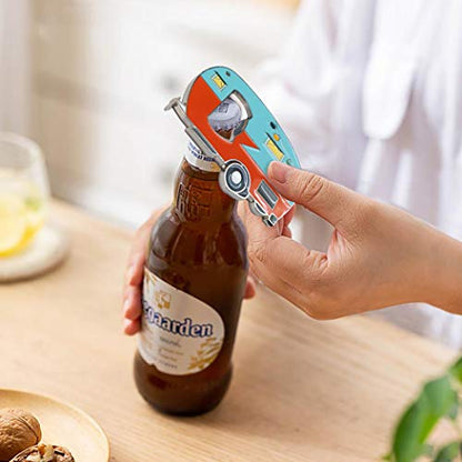  Bottle Opener Magnetic With Fridge Magnets Sticker,RV Camper Bottles Opener Caravan Bottle Beer Opener Unique Beer Gift Idea For Camper Lovers Cool Gadgets Outdoor Picnic Home Using
