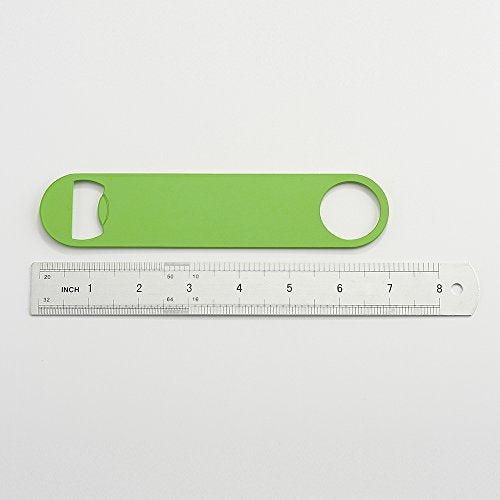  10 Pack 7" Stainless Steel Flat Bottle Opener, Solid Bar Key