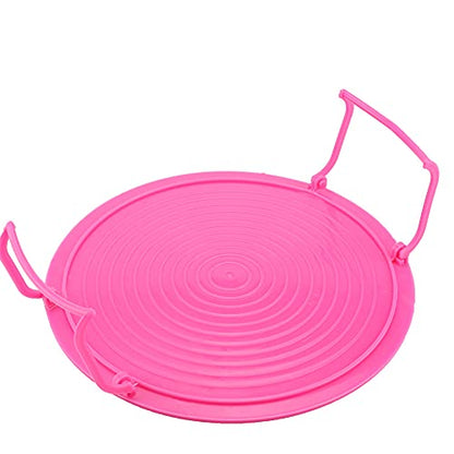  Multifunctional Plastic Steaming Dish, Microwave Oven Tray Rack, Cooking Tray Rack, Microwave Oven Heating Layered Steaming Rack For Saving Energy(Red), Steaming Dish Microwave Oven Tray Rack Mul