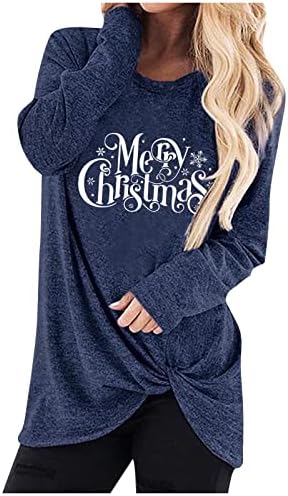  Sweatshirts For Women Loose Fit Fall Fashion Sweatshirts Long Sleeve Christmas Print Plus Size Pullover Top Fall Clothes