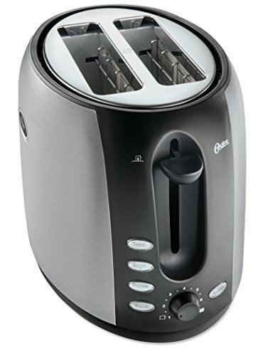 Oster® 2 Slice Toaster, Brushed Stainless Steel (TSSTJC5BBK)