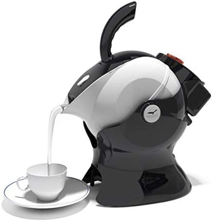  Ccello Electric Safety Kettle | Black Tipper Base Included | Effortless Pour Every Time | Daily Living Drinking Aid For Disabled And Seniors | 1.5 Liters | Black And White