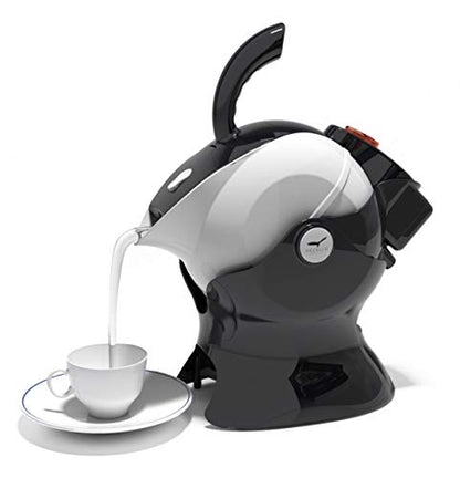  Ccello Electric Safety Kettle | Black Tipper Base Included | Effortless Pour Every Time | Daily Living Drinking Aid For Disabled And Seniors | 1.5 Liters | Black And White