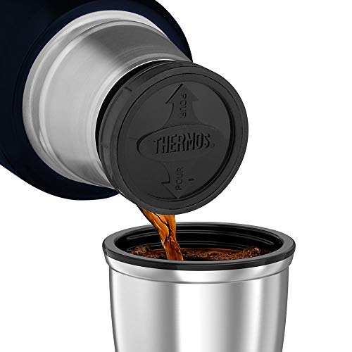 Thermos Stainless King Flask, Midnight Blue, 470 Ml