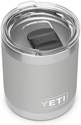 Yeti Rambler 10 Oz Lowball, Vacuum Insulated, Stainless Steel With MagSlider Lid, Black