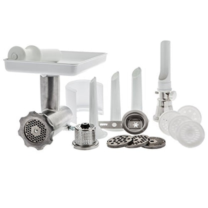  Nkarsrum Original White Complete Meat Grinder Attachment Set