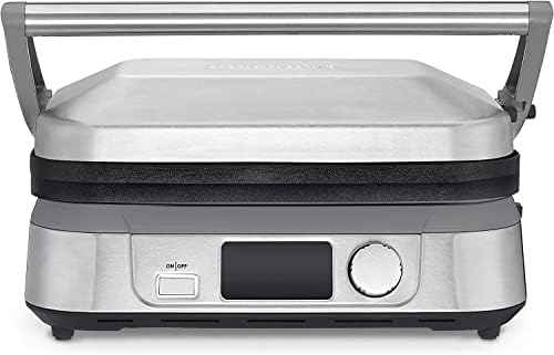 Cuisinart Panini Press, Stainless Steel Griddler, Sandwich Maker & More, 5-IN-1, GR-4NP1