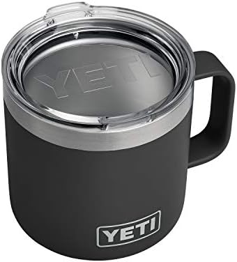 Yeti Rambler 14 Oz Stainless Steel Vacuum Insulated Mug With Lid