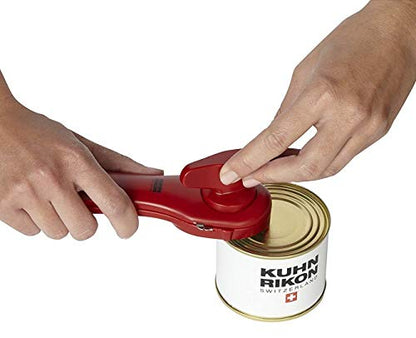  Uhn Rikon Slim Safety Smooth Touch Can Opener, No Sharp Edges, LIDLIFTER®+ 6.5" Black