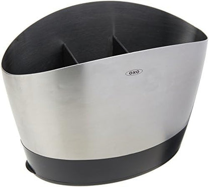  OXO Good Grips Stainless Steel Utensil Holder 8.4" X 4.75" X 6.25"