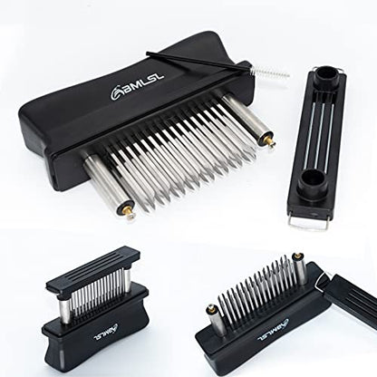  Meat Tenderizer, Detachable 48-Blade Stainless Steel Steak Tenderizer Tool, Meat Tenderizer Machine That Is Easy To Use And Clean For Tenderizing Beef/Chicken/Pork, Dishwasher Safe