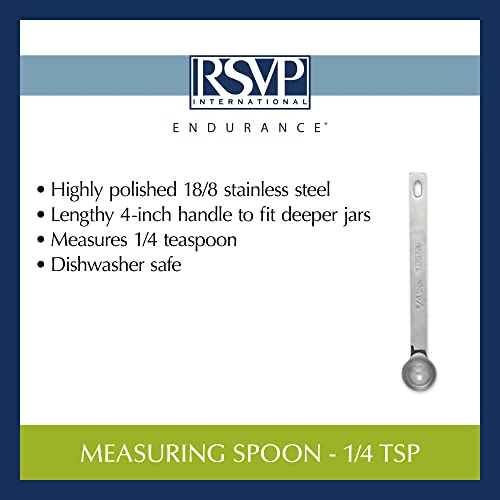  Endurance Stainless Steel 1/4 Teaspoon Measuring Spoon