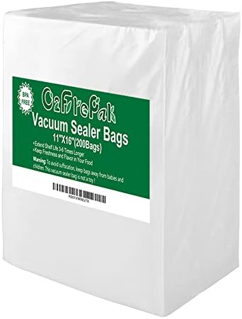  200 Pint 6" X 10" Vacuum Sealer Bags With BPA Free And Heavy Duty, Vacuum Seal Food Sealer Bags,Great For Food Storage Vaccume Sealer PreCut Bag