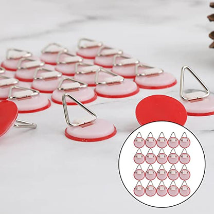  2.2cm Invisible Plate Hanger Set Vertical Plate Holders For The Wall (2), Has Good Sticky And Durable.