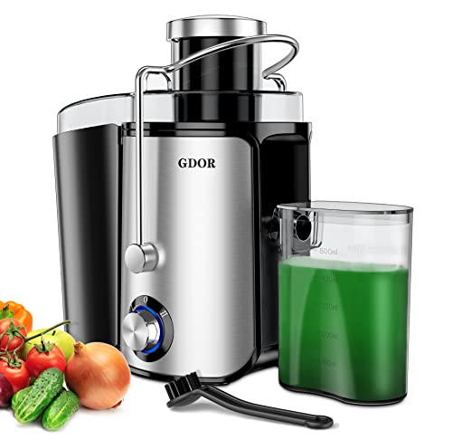  Juicer Machines With 1000W Motor, Extra Wide 3” Feed Chute Juicer, Juice Extractor For Whole Fruits And Vegetables, Easy To Clean Juice Maker, Centrifugal Juicer, BPA-Free, Anti-Drip, Silver