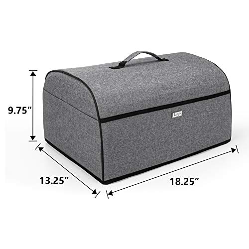  Uxja Toaster Oven Cover Compatible With Hamilton Beach 6-Slice Toaster Oven, Gray