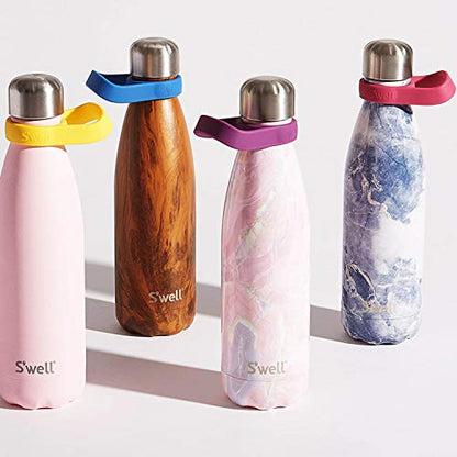  Water Bottle Handle - Pink - Fits 9oz, 17oz, And 25oz Bottles - Comfortable Way To Carry Your S'well On The Go - Innovative Design And A Flexible Grip