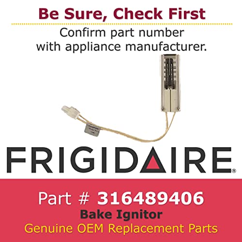  Frigidaire 316489406 Genuine OEM Bake Igniter For Ranges