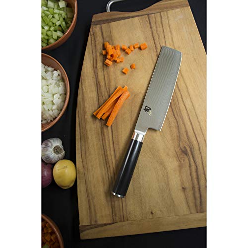  Cutlery Classic Nakiri Knife 6.5", Ideal Chopping Knife For Vegetables And All-Purpose Chef Knife, Professional Nakiri Knife, Handcrafted Japanese Kitchen Knife