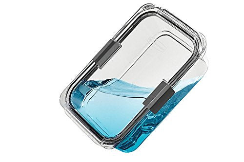  Rubbermaid Brilliance Food Storage Container, 100% Leak-Proof, Large, 9.6 Cup