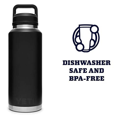 Yeti Rambler 46 Oz Bottle, Vacuum Insulated, Stainless Steel With Chug Cap