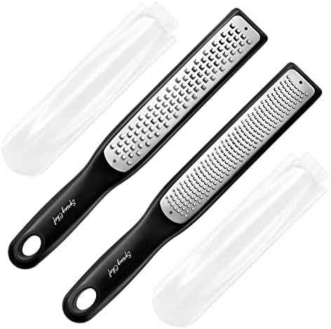  Professional Box Grater With Storage Container, Stainless Steel & Soft Grip Handle, 4 Sides, Handheld Kitchen Food Shredder Best For Parmesan Cheese, Vegetables, Ginger, 10" Mint
