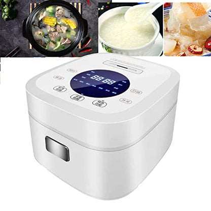  Low Sugar Rice Cooker Is Fully Automatic, 3L Home Multi-Function Rice Cooker, Thickened Non-Sticking Inner Lined, Rice Soup Is Separated, 2-4 People