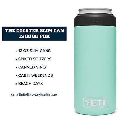 Yeti Slim Seafoam Rambler Colster Can Insulator, 1 EA