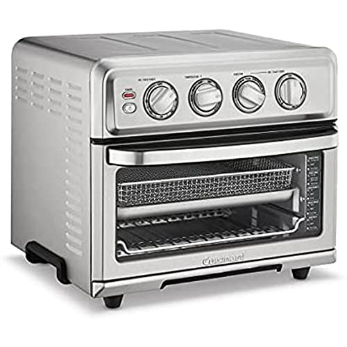  TOA-70 AirFryer Toaster Oven With Grill Stainless Steel Bundle With Cuisinart 12 Piece Ceramic Coated Cutlery Set Matte Black And Cuisinart 3D City Collection Rome Cutting Board