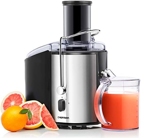  2-Speed Electric Juicer, Extra-Wide Feeding Tube For Whole Fruits, Make Nutritious Vegetable And Green Juice, Detachable 1-Quart Pitcher, Built-In Foam Separator, Dishwasher-Safe Parts