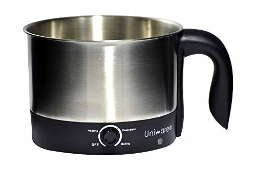  70019 Uniware 1.2 Liter Stainless Steel 304 Electric Cooker With Rotating Base