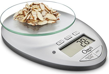  Pro II Digital Kitchen Scale With Removable Glass Platform And Countdown Kitchen Timer (1 G To 12 Lbs Capacity)