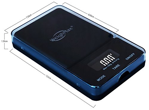  Dream Series Digital Pocket Scale, 100 By 0.01 G, Black