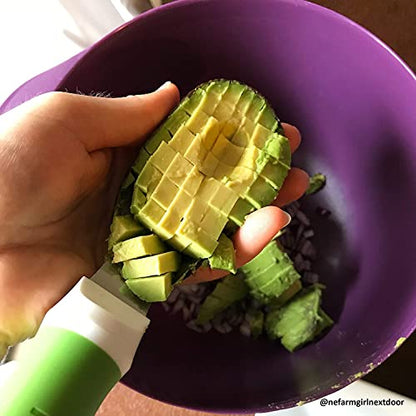  Microplane 3 In 1 Avocado Tool - Avocado Slicer, Peeler, Knife, Pit Removal - Green