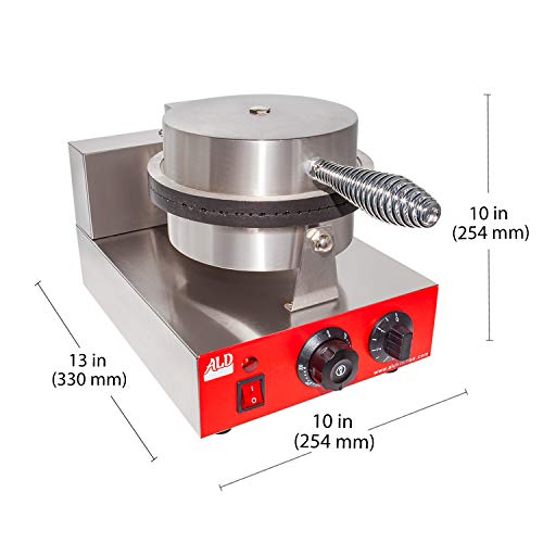  Ice Cream Cone Waffle Iron | Cone Waffle Maker (1-Head)