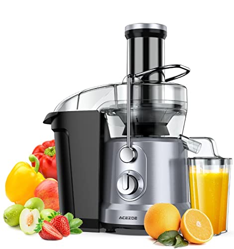  Juicer Machines 1300W Juicer Vegetable And Fruit, Power Juicers Extractor With 3" Feed Chute, Centrifugal Juicer With High Juice Yield, Easy To Clean&BPA-Free, Dishwasher Safe, Brush Included