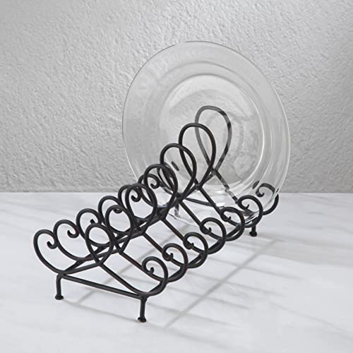 TRIPAR Baldwin 6 Place Metal Plate Stand & Plate Holder