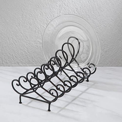  TRIPAR Baldwin 6 Place Metal Plate Stand & Plate Holder