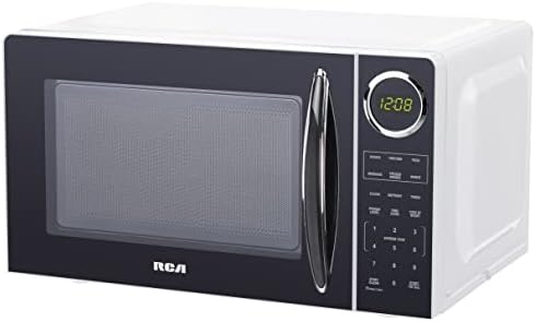 RCA RMW953-BLUE RMW953 0.9-Cubic Feet Microwave Oven With Oversized Display, Blue