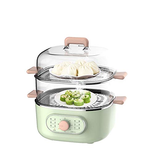  Electric Steamer Multifunctional Large-Capacity Double-Layer Breakfast Artifact Small Transparent Egg Steamer Household