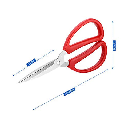  Kitchen Scissors,Kitchen Shears,Office Scissors,3-Pack Food Scissors, Multipurpose Stainless Steel Sharp Cooking Scissors For Chicken, Poultry, Fish, Meat, Herbs
