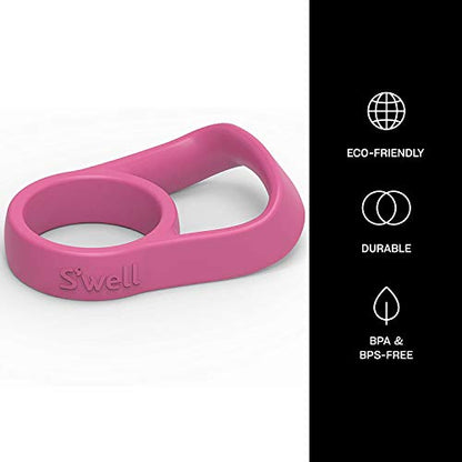  Water Bottle Handle - Pink - Fits 9oz, 17oz, And 25oz Bottles - Comfortable Way To Carry Your S'well On The Go - Innovative Design And A Flexible Grip