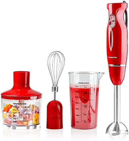  Vente Electric Immersion Hand Blender 300 Watt 2 Mixing Speed With Stainless Steel Blades, Powerful Portable Easy Control Grip Stick Mixer Perfect For Smoothies, Puree Baby Food & Soup, Black HS560B