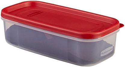  Rubbermaid Modular Food Storage Container, 10 Cup, Racer Red 1776471