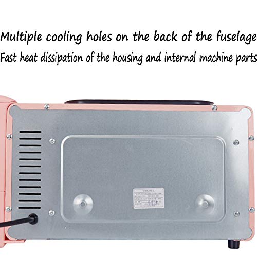  Family Multi-Function Electric Oven, Three-in-One Smart Oven Coffee Machine With Omelet, Air Fryer With Baking Tray, Mini Toaster, Coffee Machine, Small Appliances,Pink